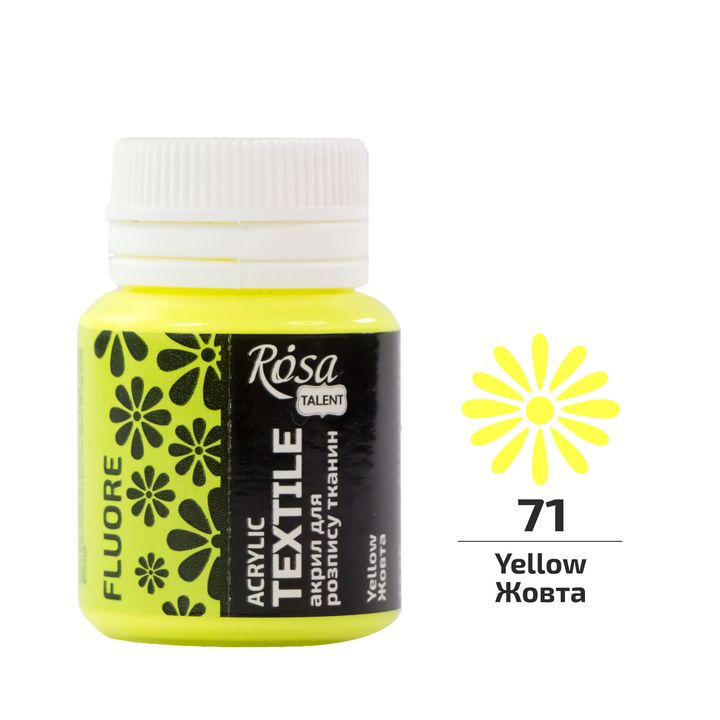 ROSA TALENT Флуоресцентна акрилна боја за текстил 20 ml - 2