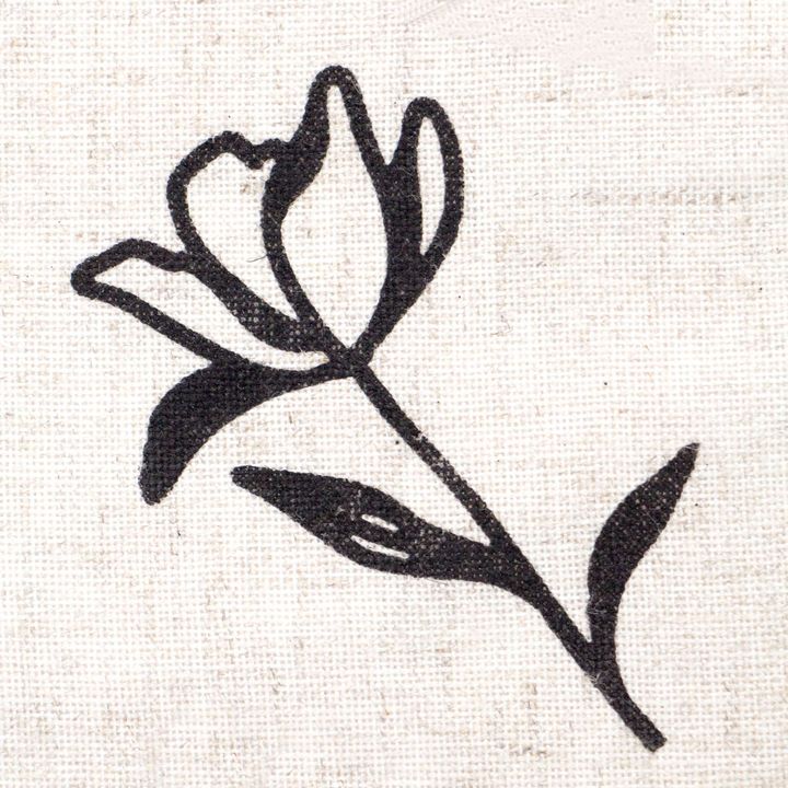 ROSA Talent Wooden Stamp No 12 Botanical - 2