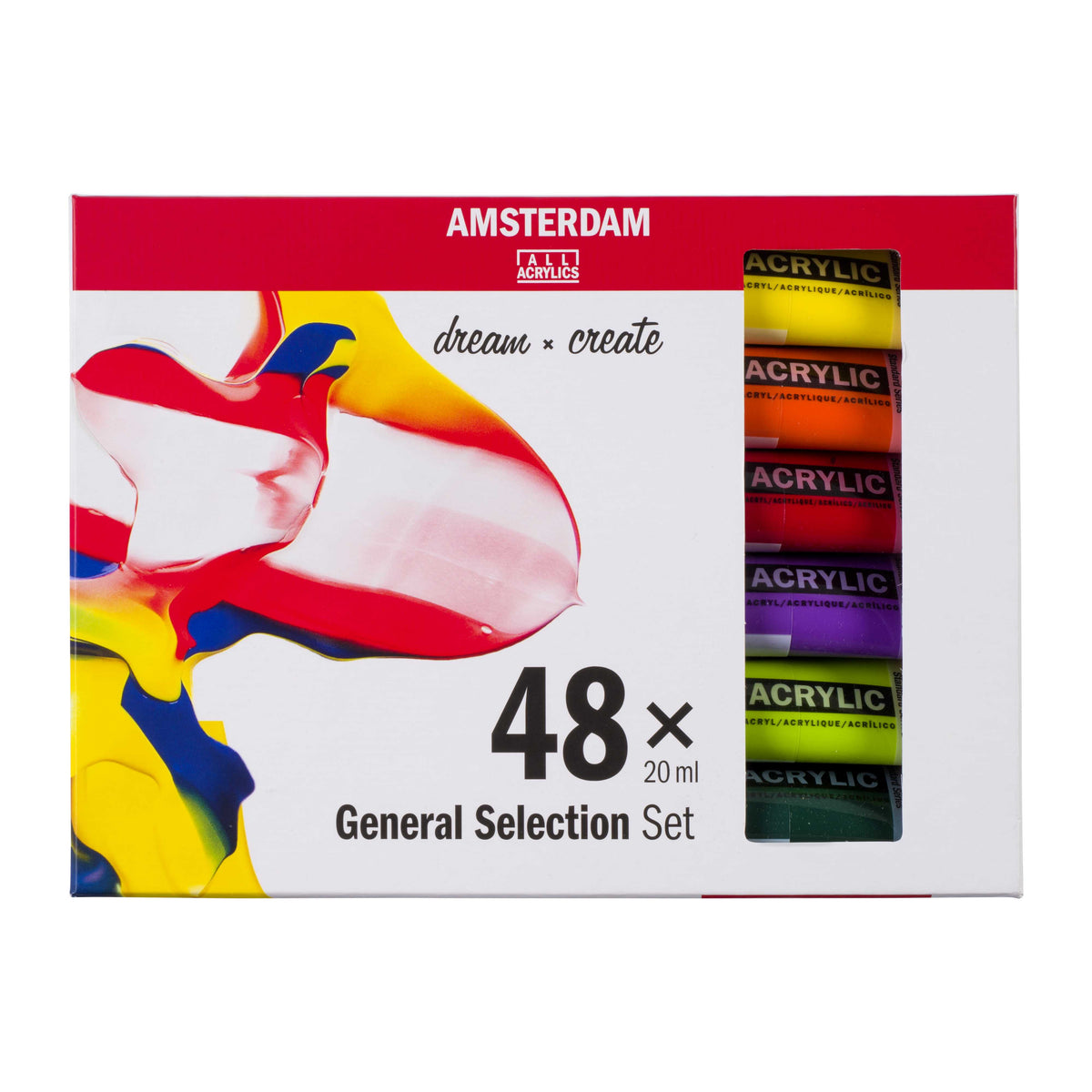 ROYAL TALENS Amsterdam сет акрилни бои General Selection 48 x 20 ml