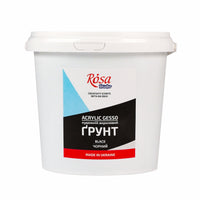Акрилен гесо црн ROSA Studio – 1000 ml
