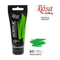 Акрилна боја, 60 ml, ROSA Gallery – Green Light