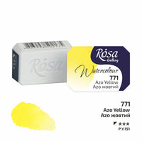 Акварелни бои тава Rosa Gallery 2,5 ml – Azo Yellow panvička