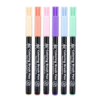 Акварелни четка-фломастери Sakura Koi Coloring Brush Pen - сет од 6 парчиња Sweets