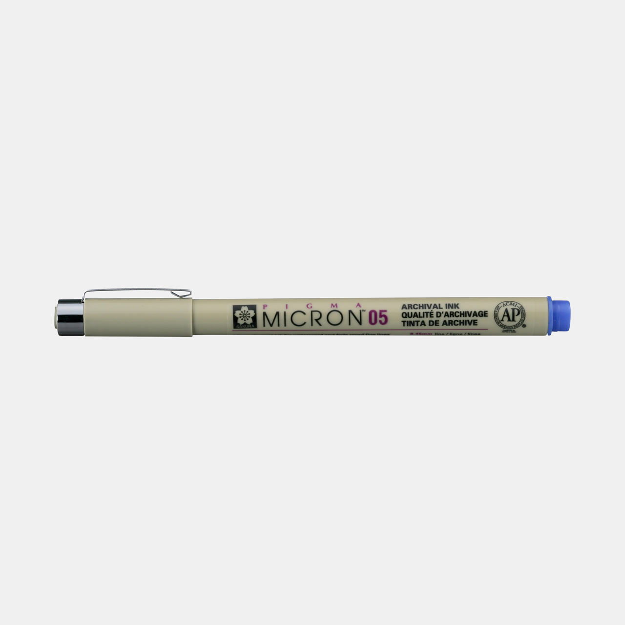Sakura Pigma Micron 05 лајнер 0,45 mm – сет од 6 бои – Сина