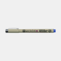 Sakura Pigma Micron 05 лајнер 0,45 mm – сет од 6 бои – Сина