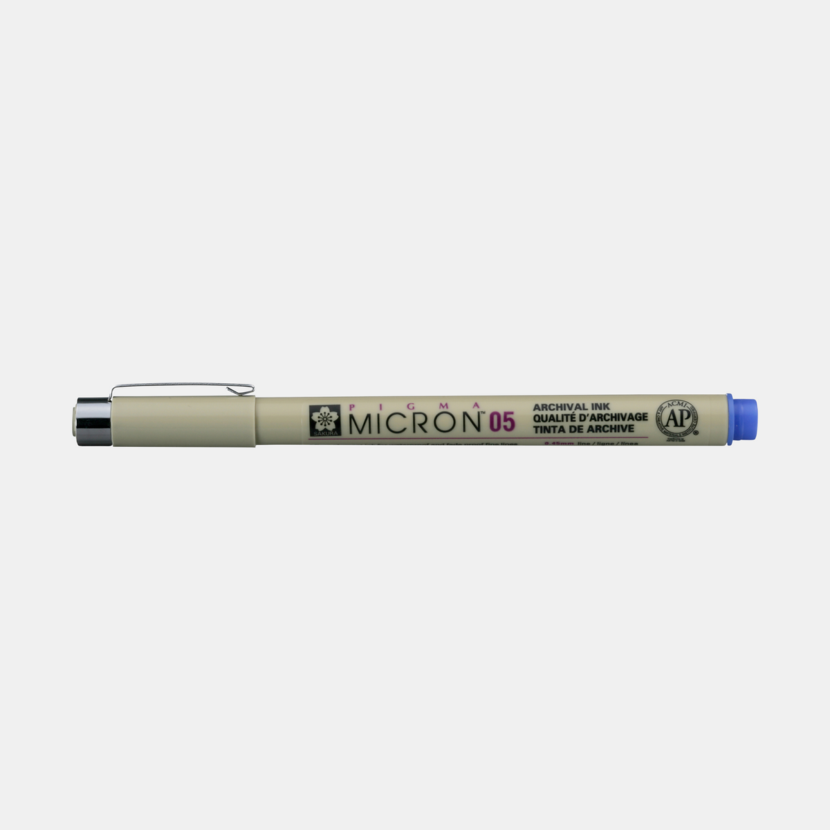 Sakura Pigma Micron 05 лајнер 0,45 mm – сет од 6 бои – Сина