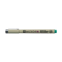 Sakura Pigma Micron 05 лајнер 0,45 mm – сет од 6 бои – Зелена