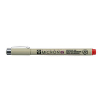 Sakura Pigma Micron 05 лајнер 0,45 mm – сет од 6 бои – Црвена