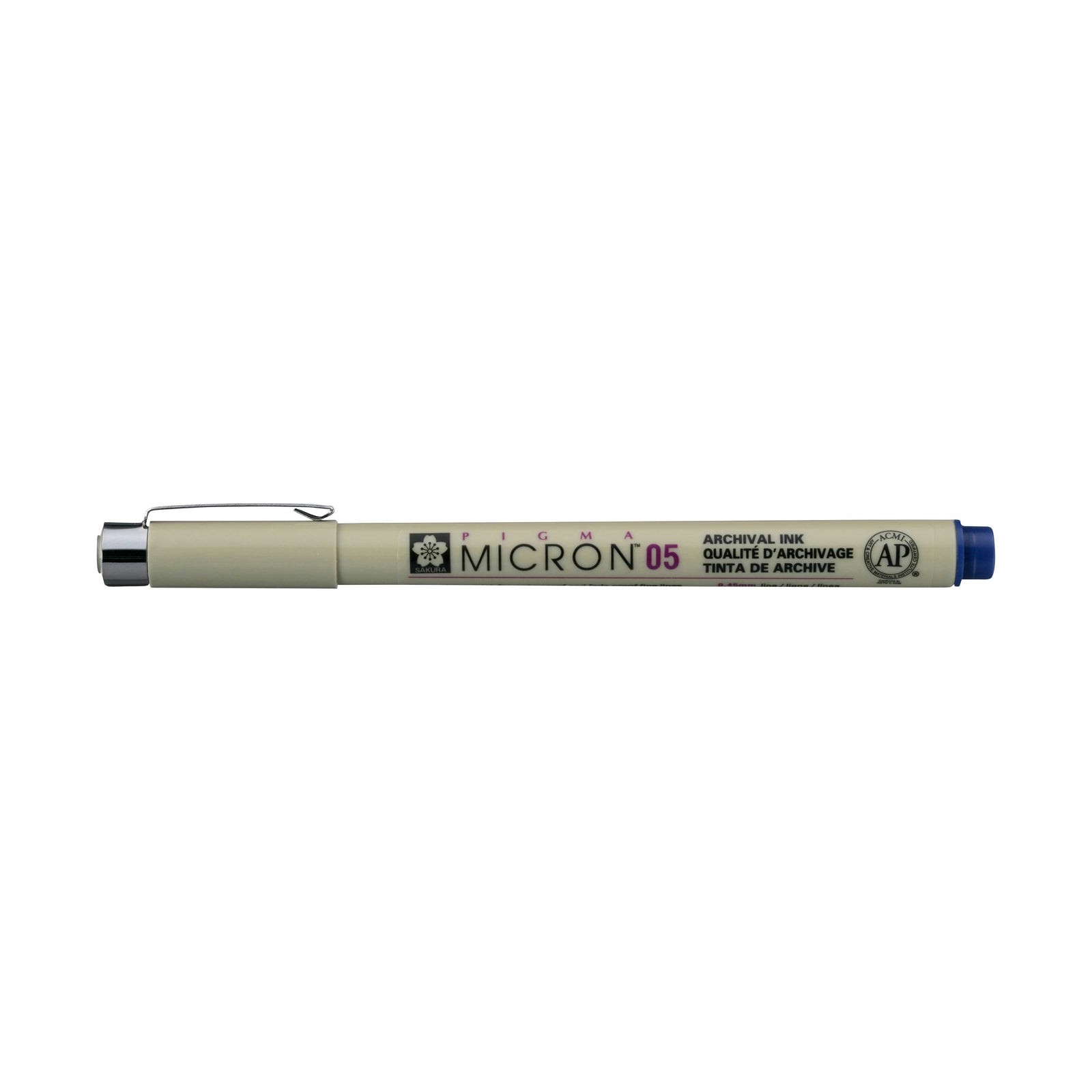 Sakura Pigma Micron 05 лајнер 0,45 mm – сет од 6 бои – Кралско сина