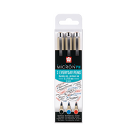 SAKURA Pigma Micron PN fineliner сет од 3 парчиња - Black, Blue, Red