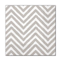 Салфетки за декупаж - Big Chevron Gray - 1 производ