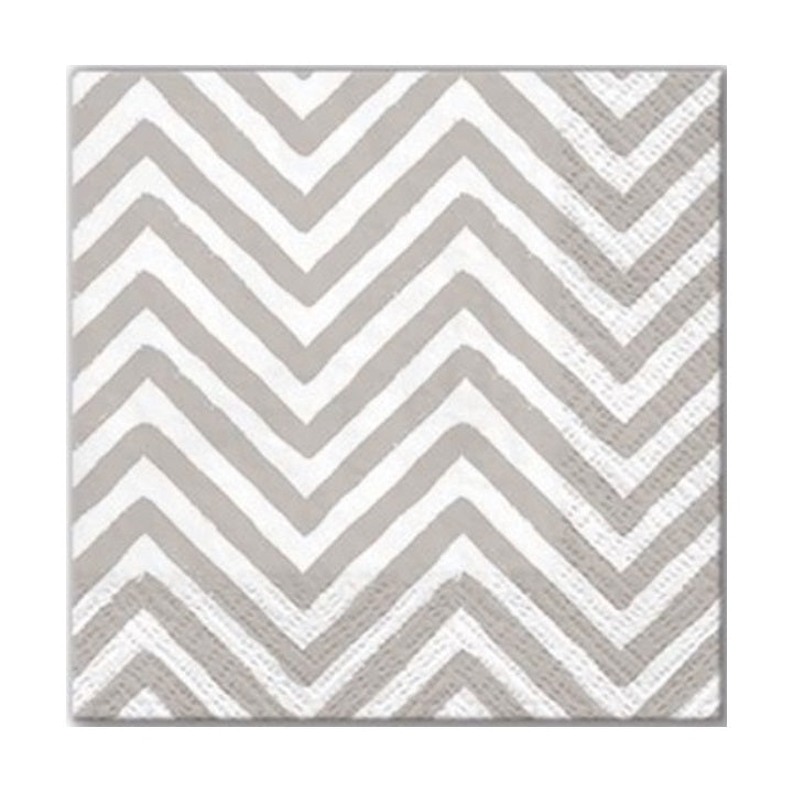 Салфетки за декупаж - Big Chevron Gray - 1 производ