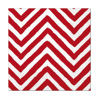 Салфетки за декупаж - Big Chevron Red - 1 производ