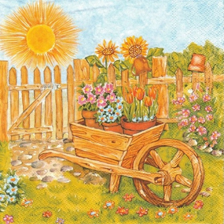 Салфетки за декупаж Blooming Garden - 1 парче