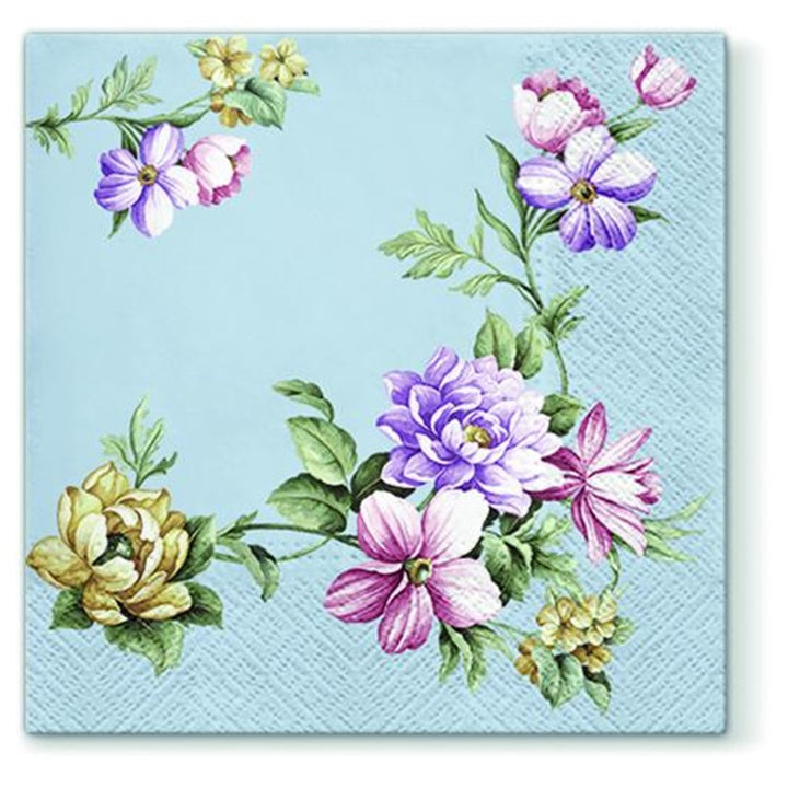 Салфетки за декупаж Blue Garland - 1 парче