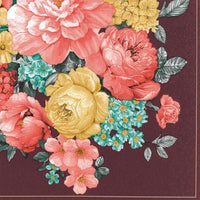 Салфетки за декупаж Bunch of Flowers Dark Claret - 1 парче