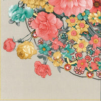 Салфетки за декупаж Bunch of Flowers Warm Grey - 1 бр.