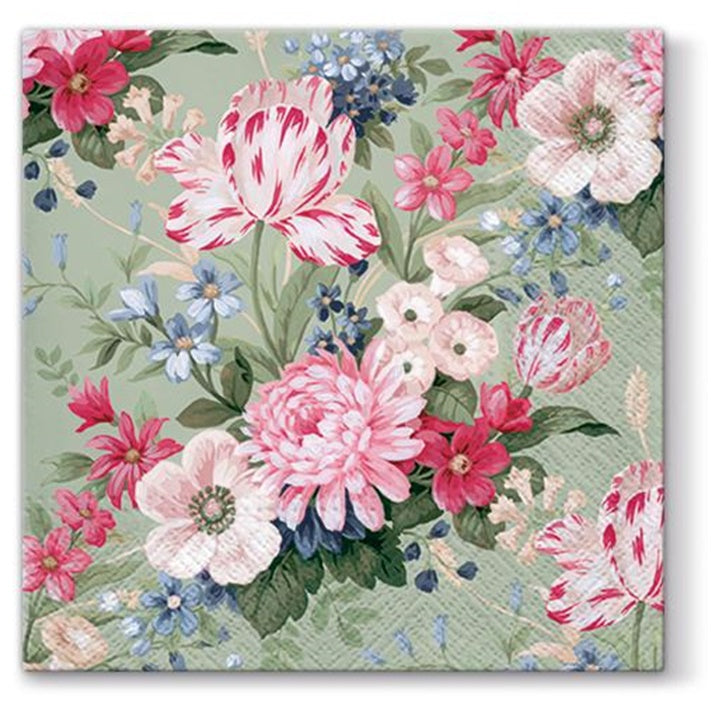 Салфетки за декупаж Calm flowers - 1 парче