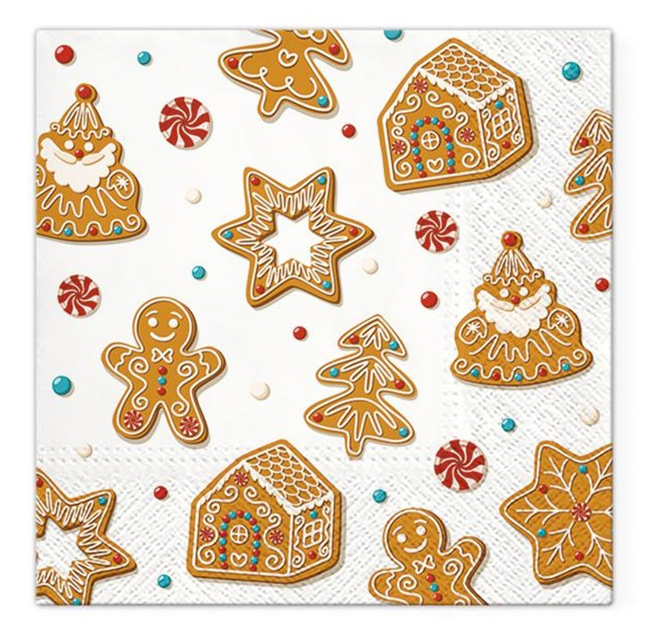 Салфетки за декупаж Christmas Gingerbreads - 1 парче