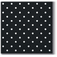 Салфетки за декупаж cocktail Brown Dots - 1 парче