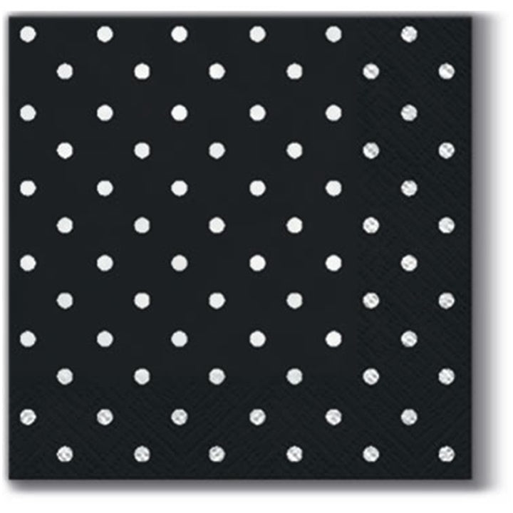 Салфетки за декупаж cocktail Brown Dots - 1 парче