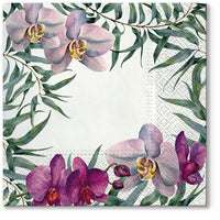 Салфетки за декупаж Elegant Orchid - 1 парче