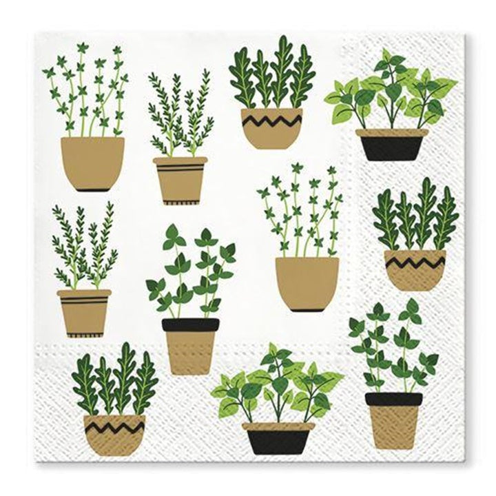 Салфетки за декупаж Herbs in Pot - 1 парче