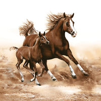 Салфетки за декупаж Horses - 1 парче