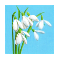 Салфетки за декупаж - Кокичиња - 1 производ - SLWI006601