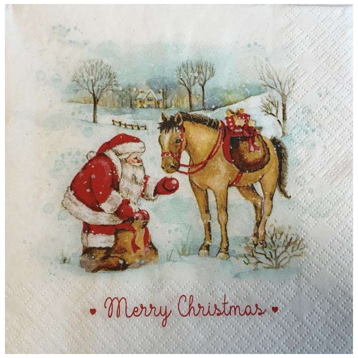 Салфетки за декупаж Merry Christmas - 1 парче