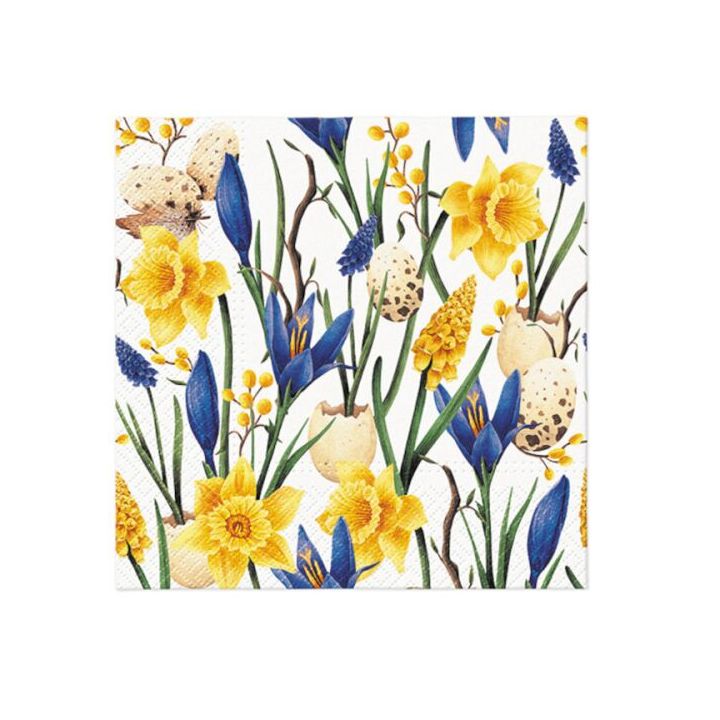 Салфетки за декупаж - Muscari with Daffodils - 1 ЕЕЗ