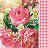 Салфетки за декупаж Pink ranunculus - 1 комп.