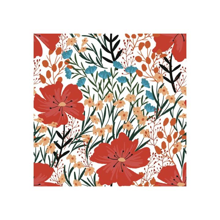 Салфетки за декупаж - Poppy and Wild Flowers - 1 ЕЕЗ