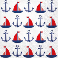 Салфетки за декупаж Ships & Anchors - 1 парче