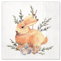 Салфетки за декупаж Watercolor Bunny - 1 парче