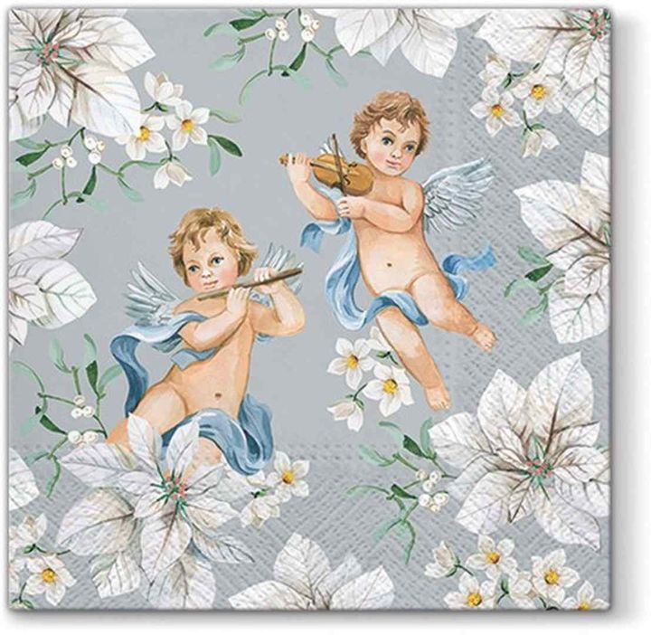 Салвети за ДЕКУПАЖ Angels in Flowers - 1 бр