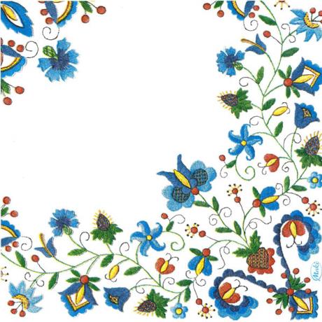 Салвети за декупаж - Kashubian Folk 7 - 1 парче