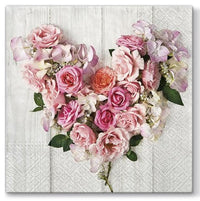 Салвети за ДЕКУПАЖ - Rose Heart - 1 бр