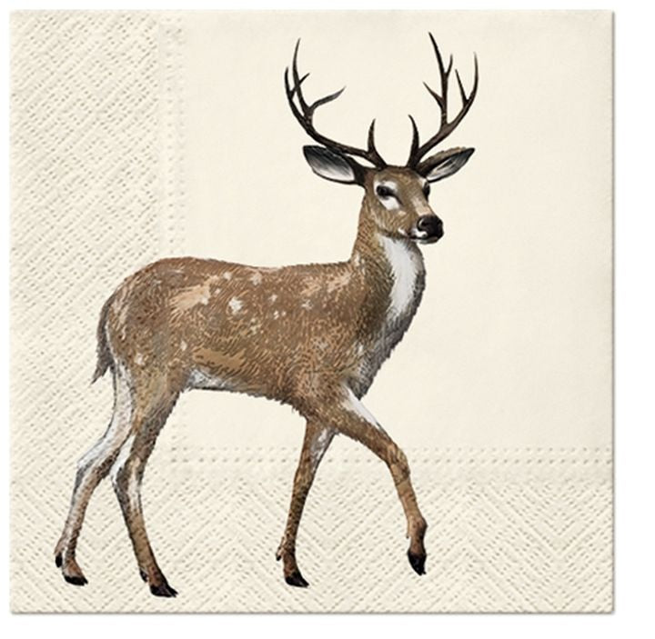 Салвети за ДЕКУПАЖ Walking Deer - 1 бр
