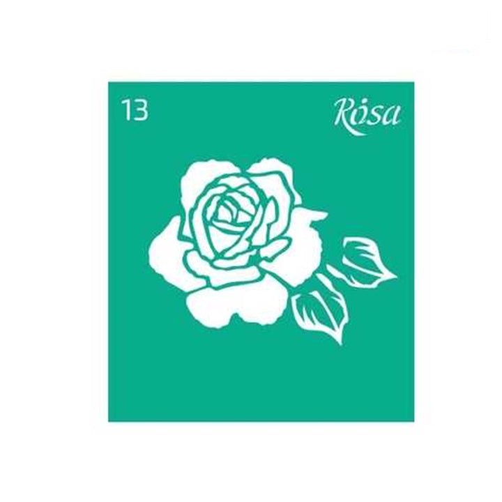 Самолеплива шаблона Rosa Talent 9 x 10 cm - дезен бр. 13