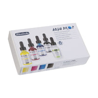 Schmincke AQUA DROP сет во картонска кутија, 5 x 30 ml (примарни бои) + покривна бела