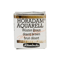 Schmincke Horadam акварелна боја во пола коцка – Urban yellow – 923 Пустинско кафеава