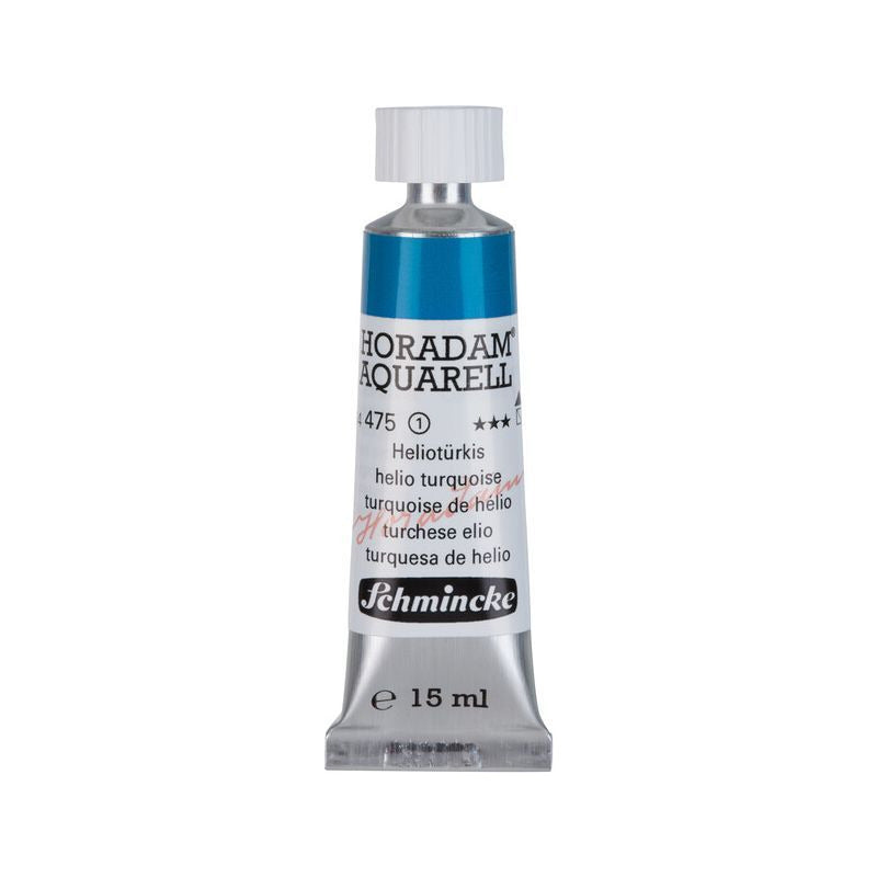 Schmincke Horadam акварелна боја во туба 15 ml - Onetz – 475 Хелио тиркизна