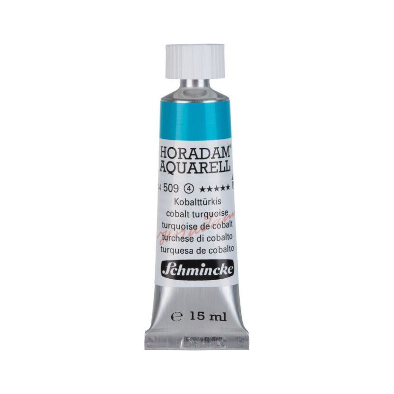 Schmincke Horadam акварелна боја во туба 15 ml - Onetz – 509 Кобалт тиркизна
