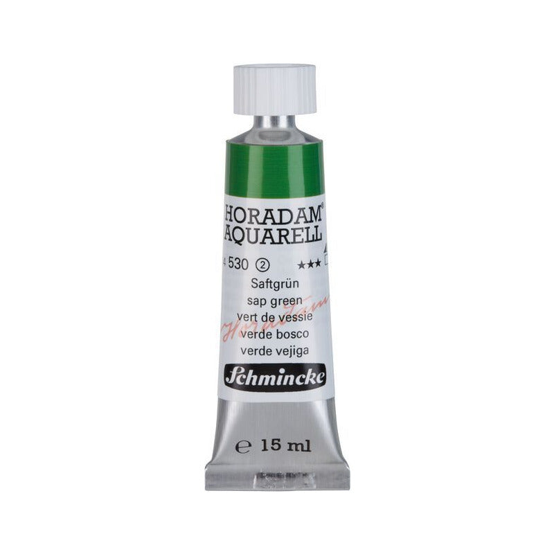 Schmincke Horadam акварелна боја во туба 15 ml - Onetz – 529 Сочна зелена