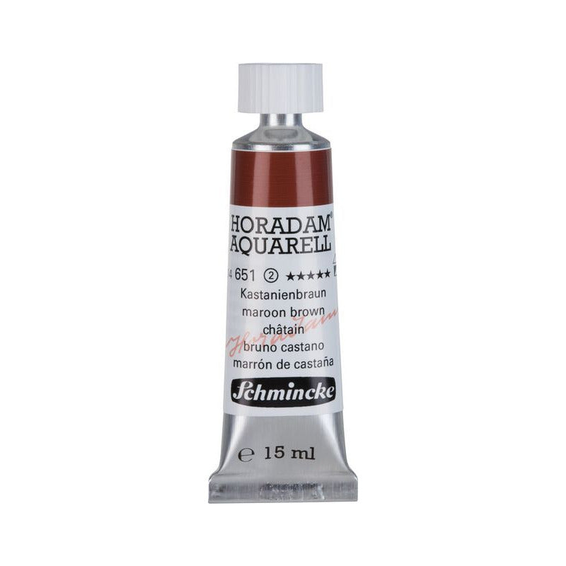 Schmincke Horadam акварелна боја во туба 15 ml - Onetz – 651 Костенливо кафеава