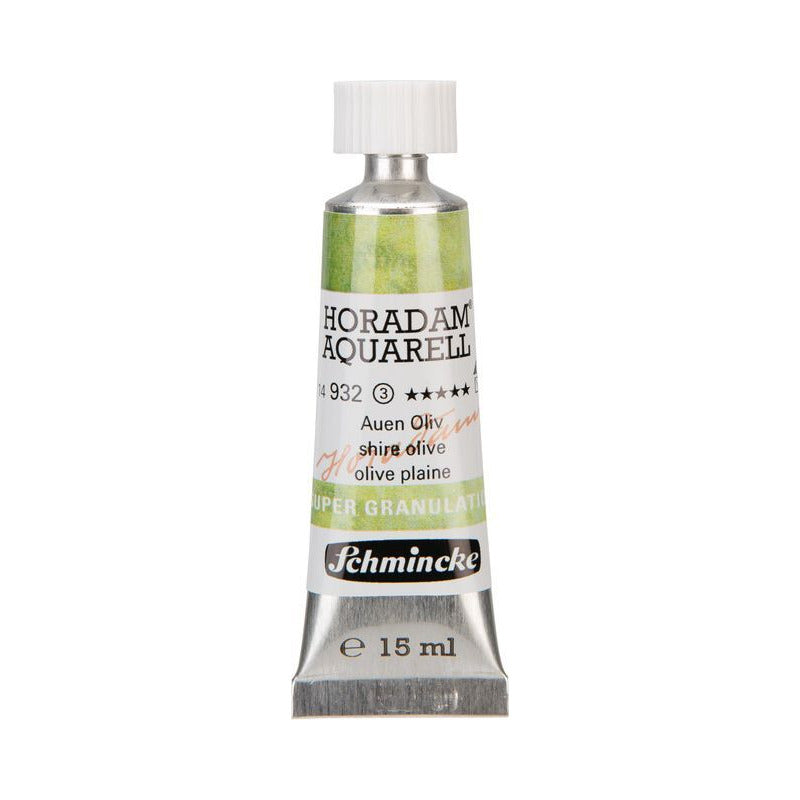 Schmincke Horadam акварелна боја во туба 15 ml - Onetz – 932 Шајр маслинеста