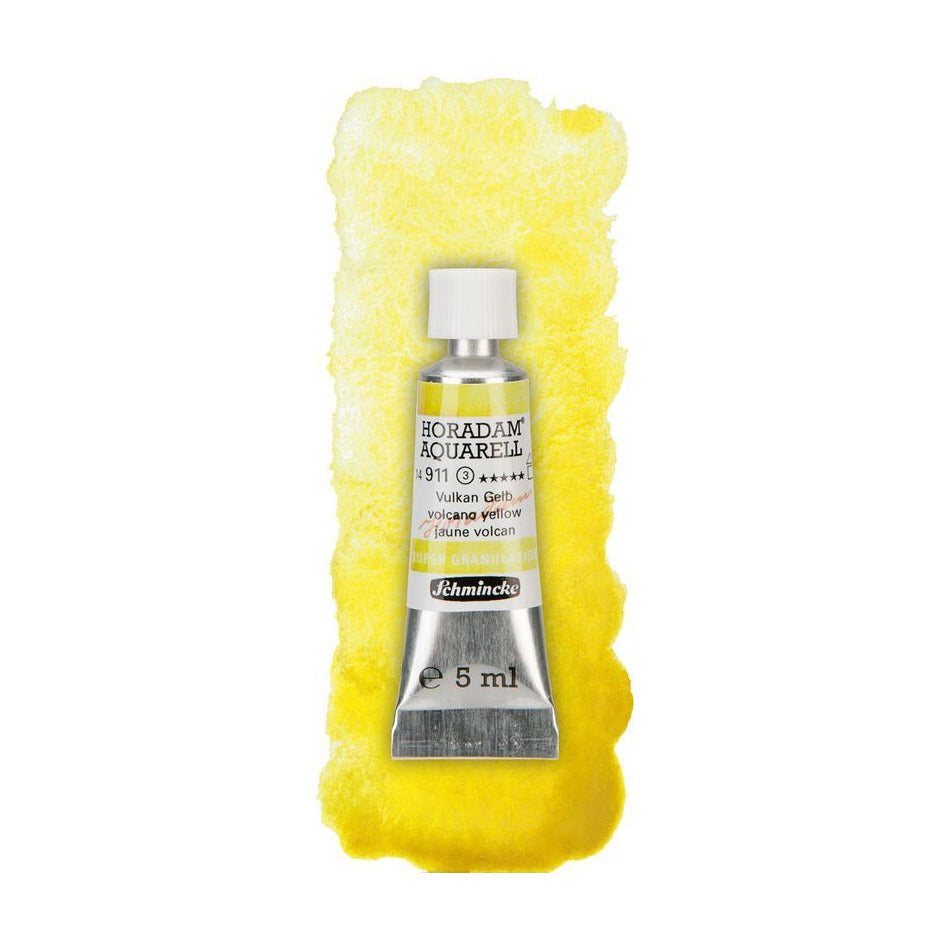 Schmincke Horadam акварелна боја во туба 5 ml – Volcano yellow