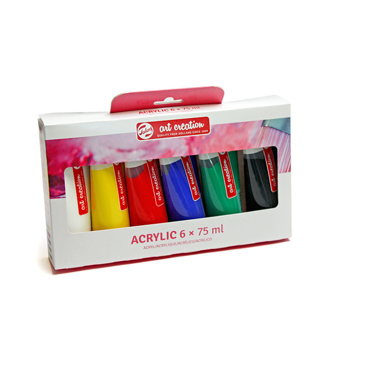 Сет акрилни бои ArtCreation ESSENTIALS 6 x 75 ml