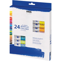 Сет акрилни бои El Greco 24 x 12 ml